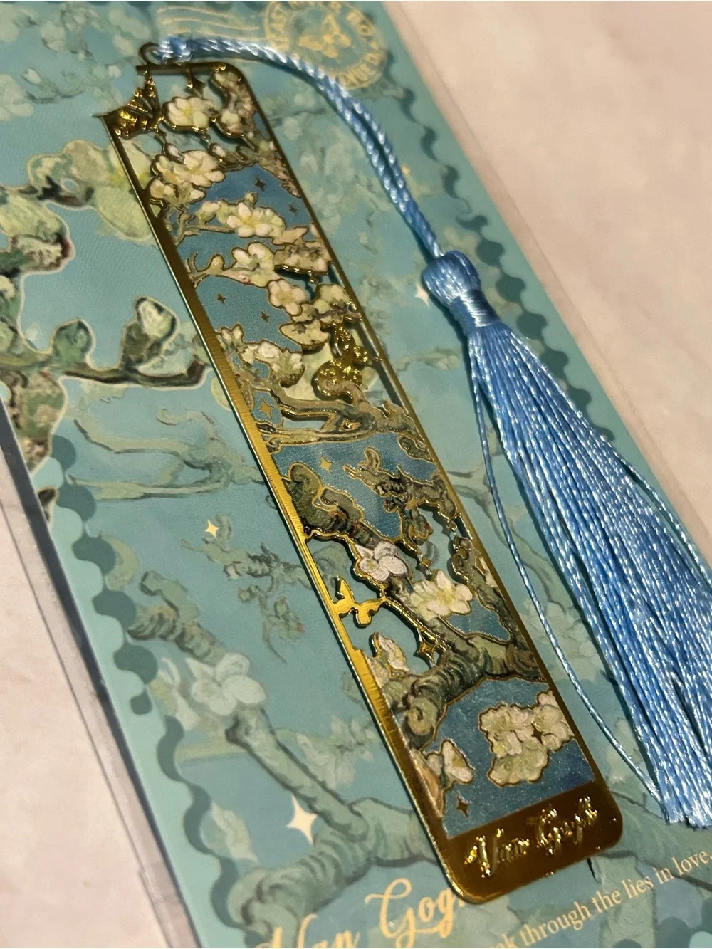 Flower Shadow Bookmark Series van gogh